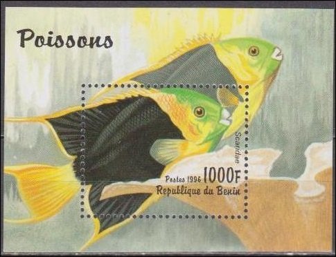 1996 Benin 902/B23 Sea fauna