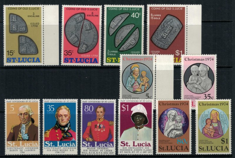 St. Lucia #355-66* NH  CV $3.50