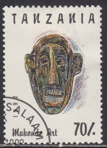 Tanzania 985D Makonde Face Art 1992