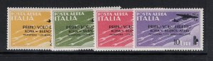 Italy SC# C52 - C55 Mint Hinged - S18597