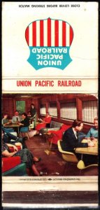 1940's US Match Book Union Pacific Railroad Domeliners Beautiful Redwood...