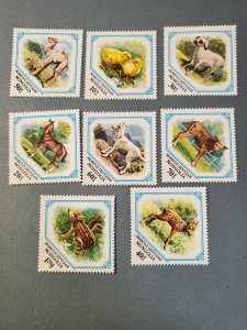 Stamps Mongolia Scott #1254-61 nh