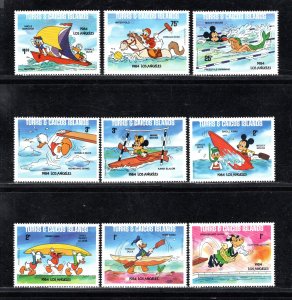 TURKS & CAICOS ISLANDS SC# 619-27 FVF/MNH