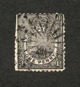 Fiji - SG# 77 Used ( few trimmed perfs)      /       Lot 0721196