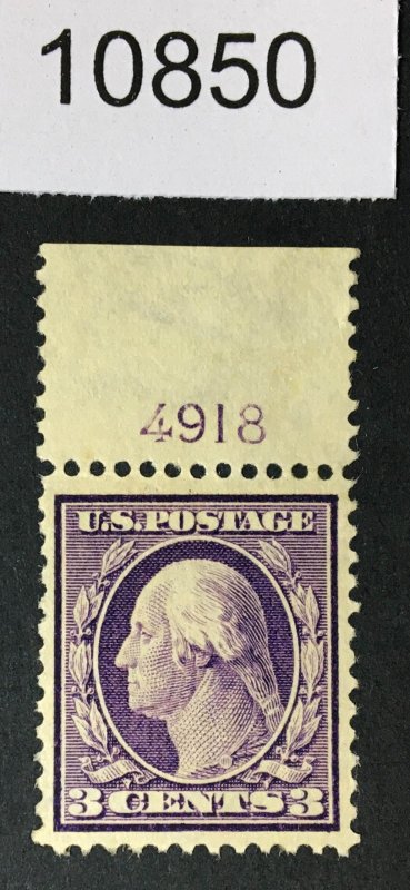 US # 333 PLATE SINGLE MINT OG LH XF CAT. $30 LOT #10850