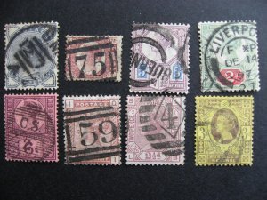 Great Britain QV era 8 different old, check them out! 