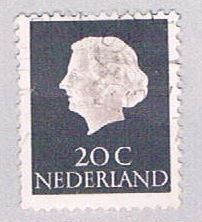 Netherlands 347 Used Queen Juliana 1953 (BP32718)