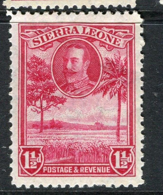 SIERRA LEONE; 1932 early GV issue fine Mint hinged 1.5d. value