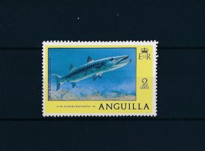 [47397] Anguilla 1977 Marine life fish Great Barracuda From set MLH