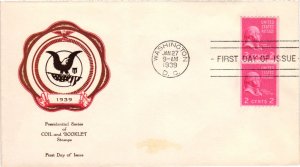 #841 John Adams - Rice Cachet   