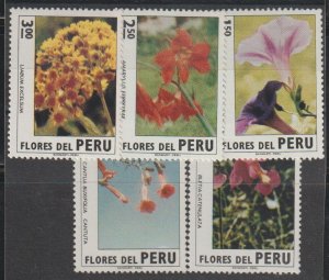 Peru SC 600-604 MNH