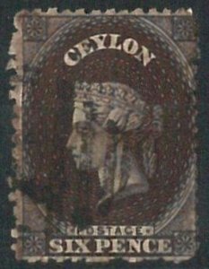 70352 - CEYLON - STAMPS: Stanley Gibbons #  67bx   Fine USED