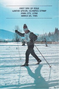 USPS 1st Day Ceremony Program #2142 Winter Special Olympics 1985