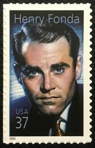 2005 Henry Fonda - Single 37c Postage Stamp, Sc#3911, MNH, OG