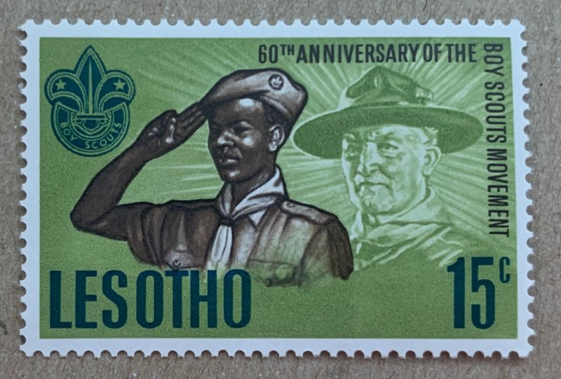 Lesotho 1967 Boy Scouts, MNH. Scott 44, CV $0.35