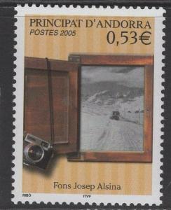 ANDORRA SGF658 2005 LORRY IN SNOW MNH