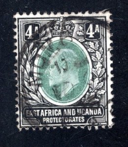 British East Africa & Uganda Protectorate  #22, F/VF, Used, CV $22.50 ...1760011