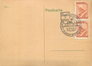 E0061 Austria postal card special postmark Vienna International Trade Fair 1947