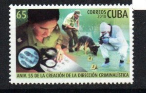 CUBA - 2018 - DOGS - CRIMINAL RESEARCH BRIGADE -