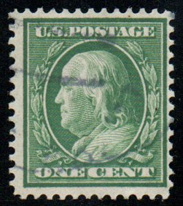 USA #357 F/VF, light cancel, robust color!