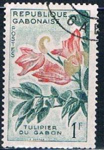 Gabon 155 Used Tulip tree ur 1961 (G0295)+