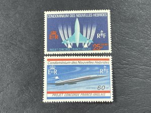 NEW HEBRIDES (FRENCH) # 149-150-MINT NEVER/HINGED----COMPLETE SET----1968