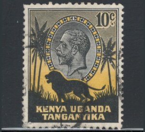 Kenya, Uganda, and Tanganyika 1935 King George V & Lion 10c Scott # 48 Used
