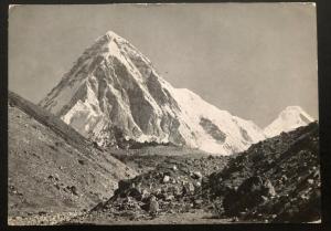 1930s Nepal Real Picture Postcard Cover RpPC to Siebnen Switzerland Mt Pumo R1