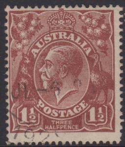 Australia KGV Sc#24 Used