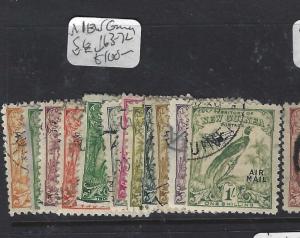 NEW GUINEA (P1801B)  NO DATES A/M  BIRD  SC 162-172   VFU