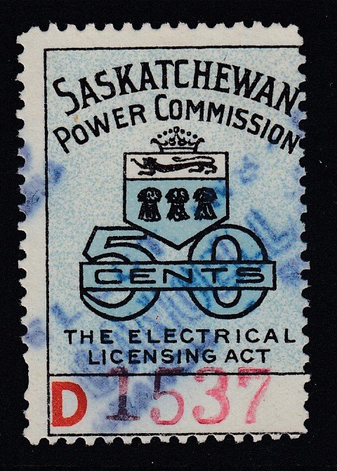 Canada, Saskatchewan (Revenue), van Dam SE21, used