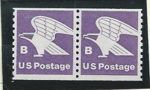 US#1820 B stamp coil Pair (MNH) CV $0.80