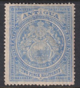 1908-20 Antigua Seal of the Colony 2½ pence MLMH Wmk 3 Sc# 34 CV $24.00 #1