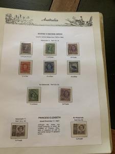 Australia Collection from 1927 to 1978 Used Cat. Value $575