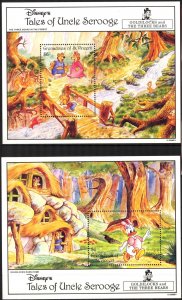 Grenadines of St. Vincent 1992 Disney Goldilocks and The Three Bears 2 S/S MNH