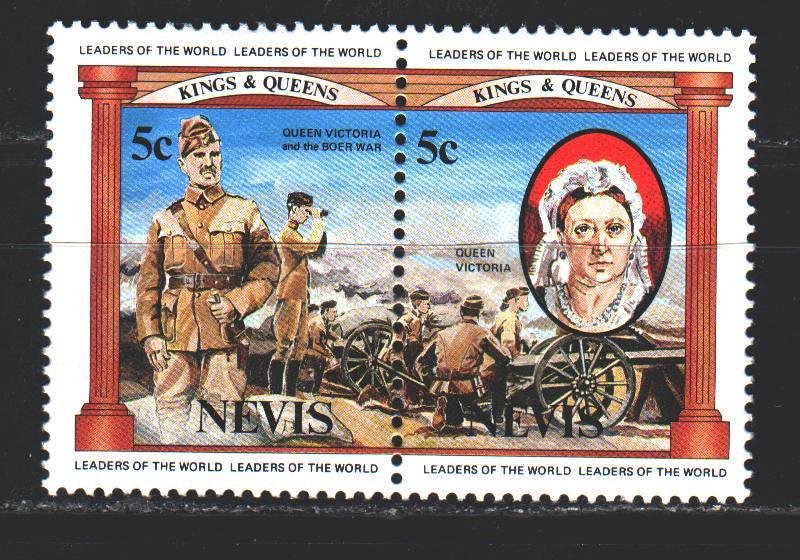 Nevis. 1984. 131-32 from the series. Queen Victoria, Army. MNH.