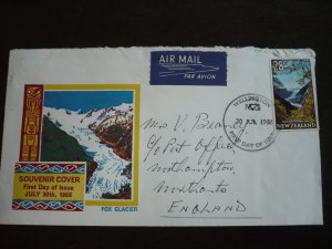 Postal History - New Zealand - Scott# 398 - First Day Cover