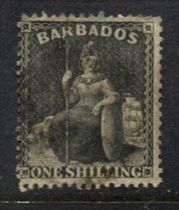 STAMP STATION PERTH -Barbados #42 Britannia Used Wmk.6  CV$25.00