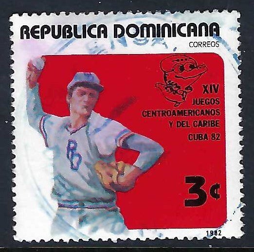 Dominican Republic 866 VFU BASEBALL M296-1