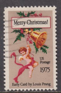 United States 1580 Christmas Bell 1975