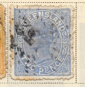 Queensland 1887-89 Early Issue Fine Used 2d. 326881