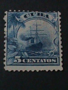 ​CUBA-1899-SC#230-OCEAN LINER-MH-125 YEARS OLD-HARD TO FIND-VERY FINE