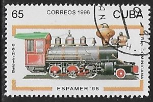 Cuba # 3791 - Locomotive - Dominican Republic - unused CTO.....{Z22}