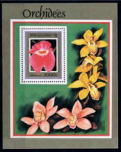 [67464] Benin 1999 Flora Flowers Blumen Orchids Souvenir Sheet MNH