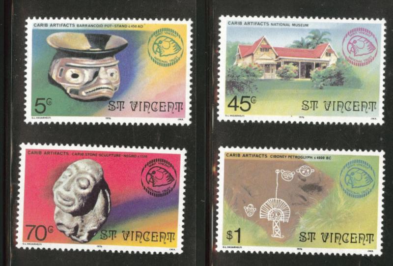 St Vincent Scott 479-82 MH* 1976 set