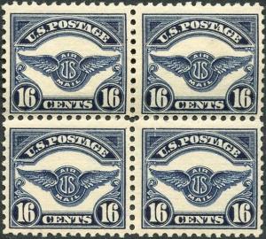 #C5 F-VF OG (2) HR; (2) NH BLOCK OF 4 CV $420.00 BN5128