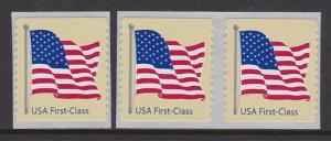 US 4135 Flag Single & Pair MNH