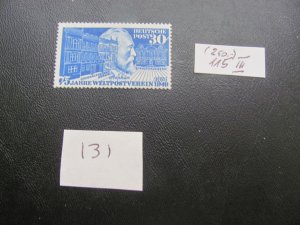 Germany 1949 mnh SC 669I UPU SET VF/XF 160 EUROS (131)