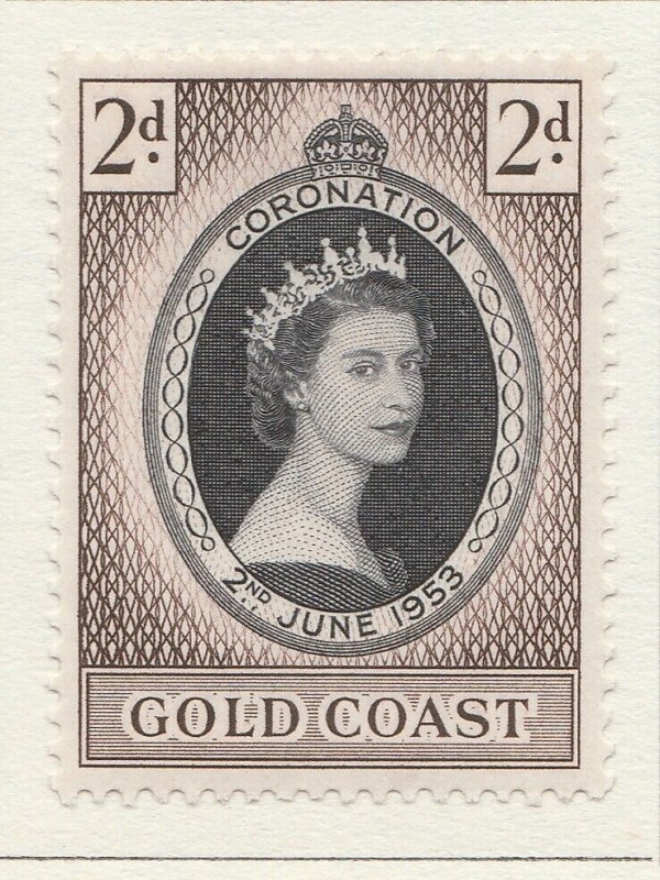 1953 GOLD COAST 2d MH* Stamp A4P40F40079-