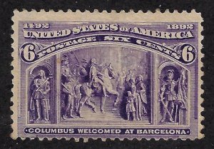 US. Scott 235. MNH. Disturbed gum.  (g235)